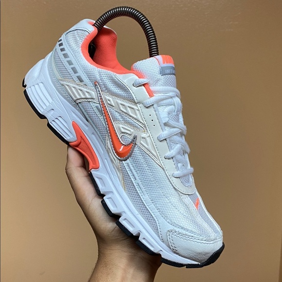 2011 Nike Initiator Women’s Running Sneakers “White Orange” Size 8  394053-180 - Picture 11 of 16
